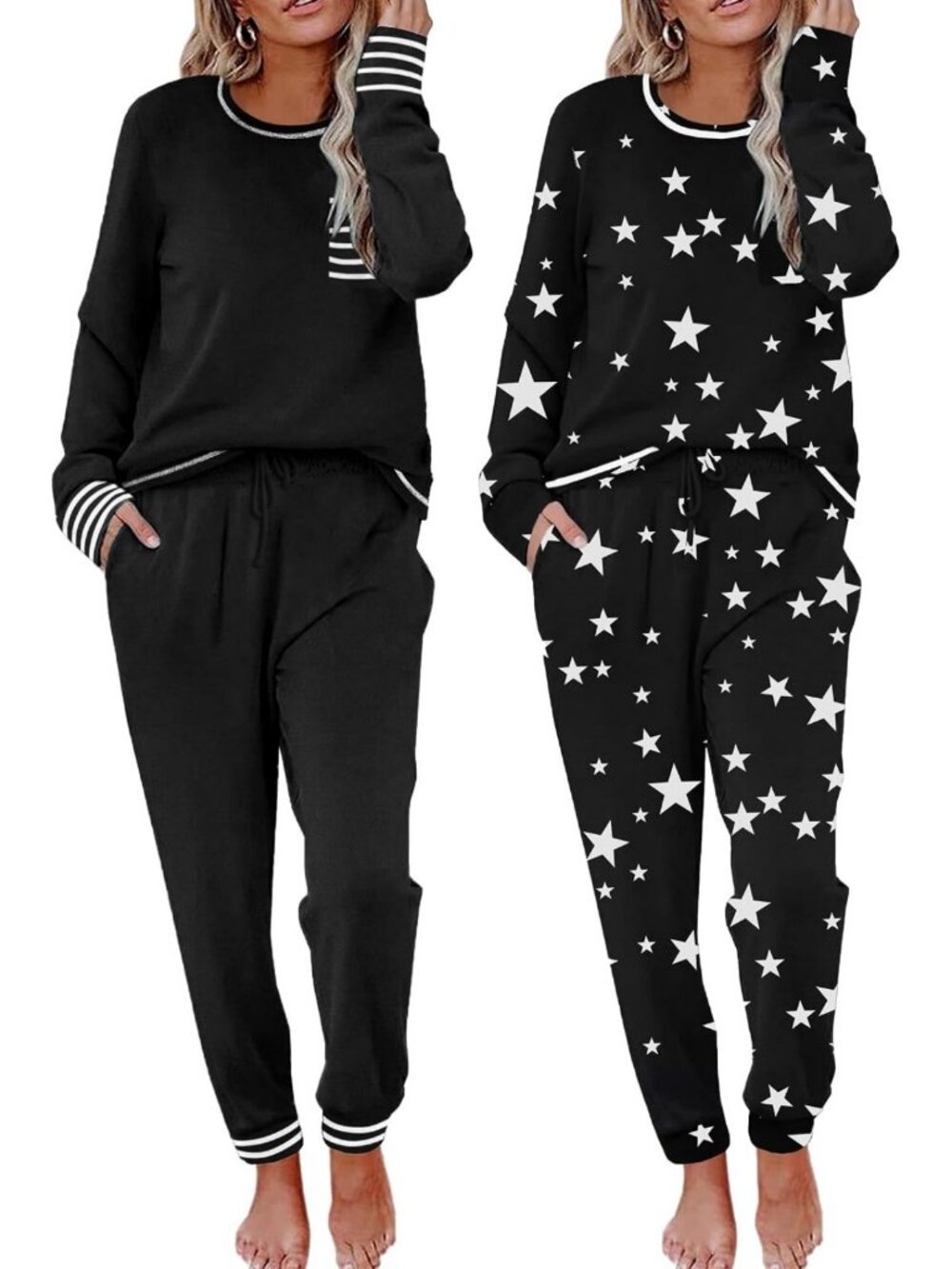 Cozy 2-Pack Women's Long Sleeve Pajama Sets | Soft Lounge & Sleepwear